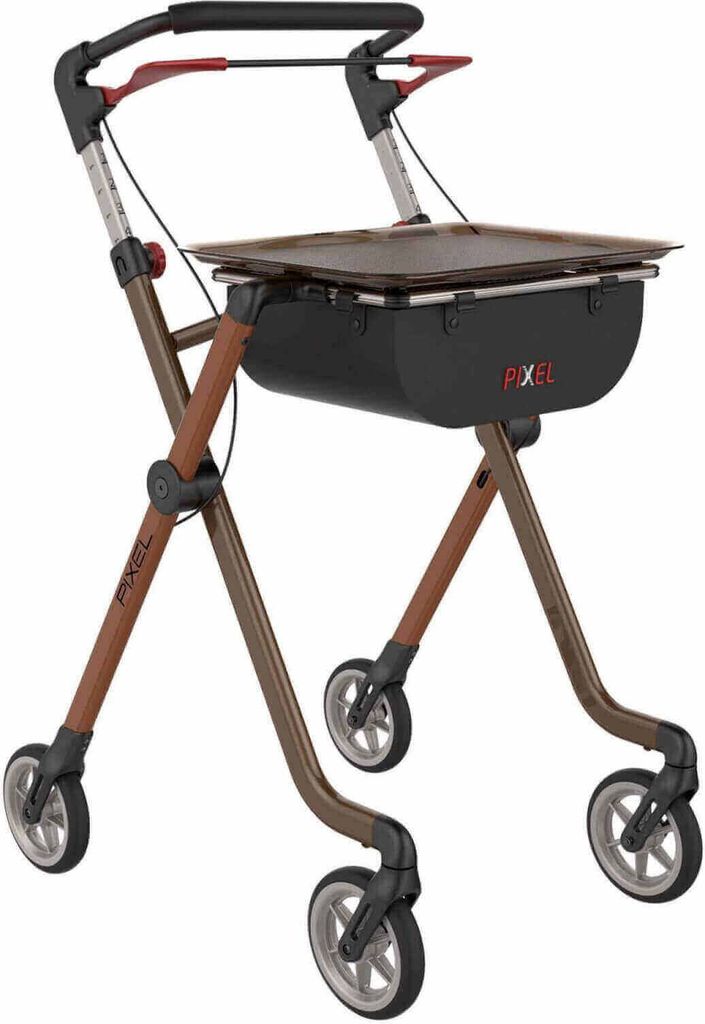 Rehasense Pixel Wohnraumrollator (toffee/ braun) Produktbild 
