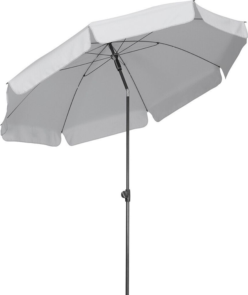Schneider Sonnenschirm Aquila silbergrau Ø 200 cm Produktbild 