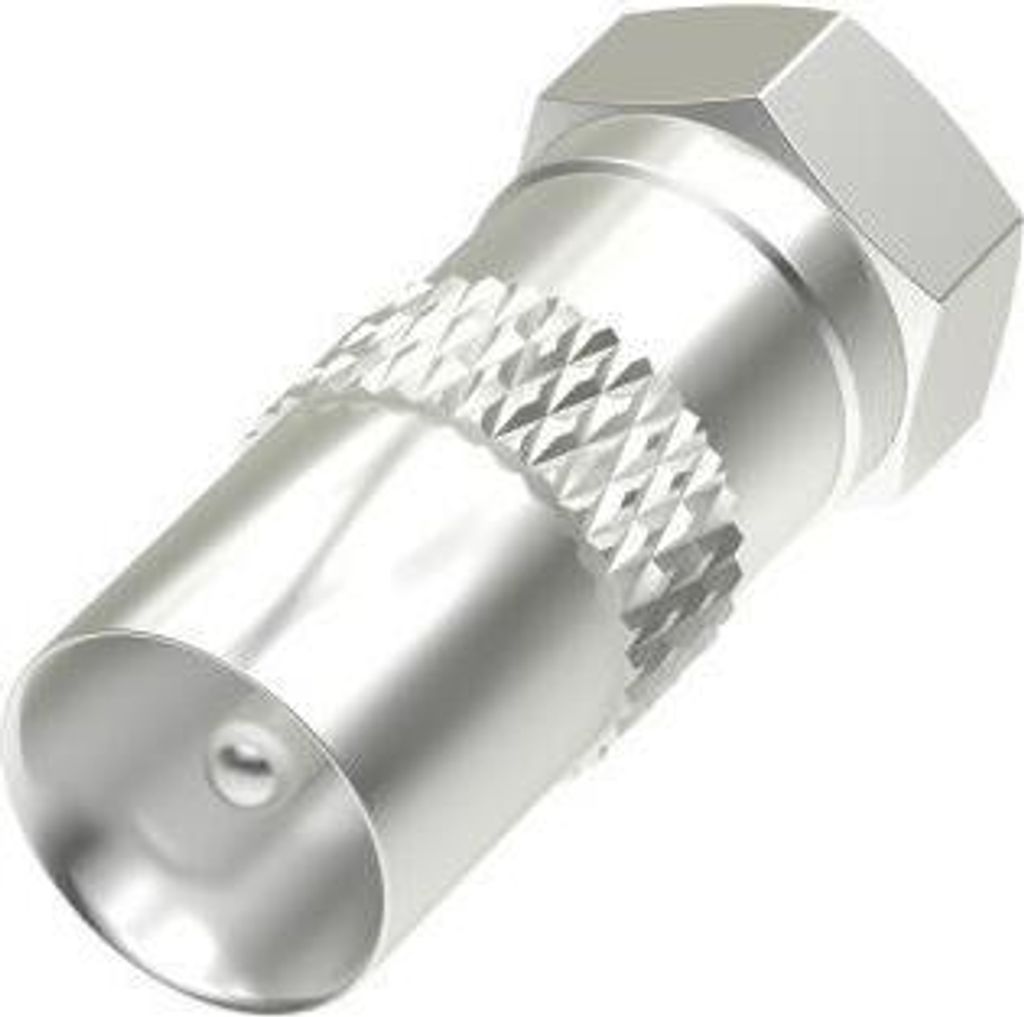 Hama 00205221, F-typ, F, Koaxiálny, Samec, Strieborná, Kov Obrázok produktu 