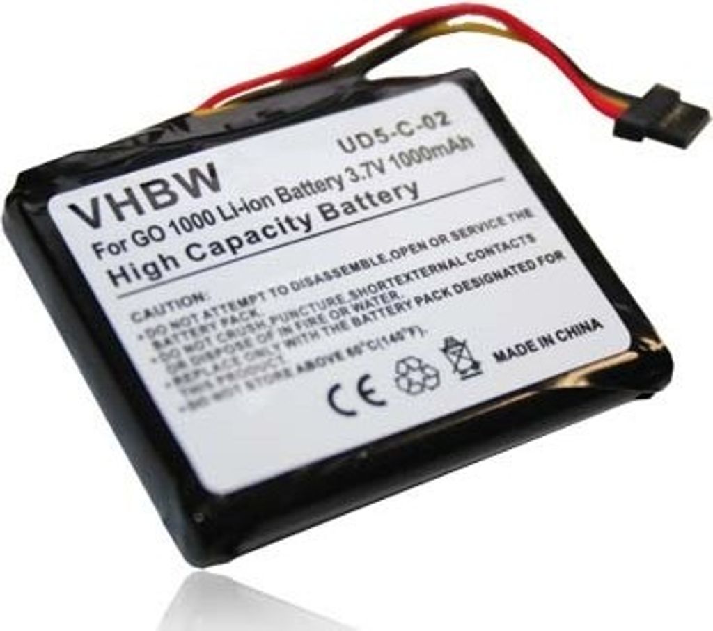 Batterie remplace TomTom HM9420236853 AHL03711008 1100mAh 4061477015535
