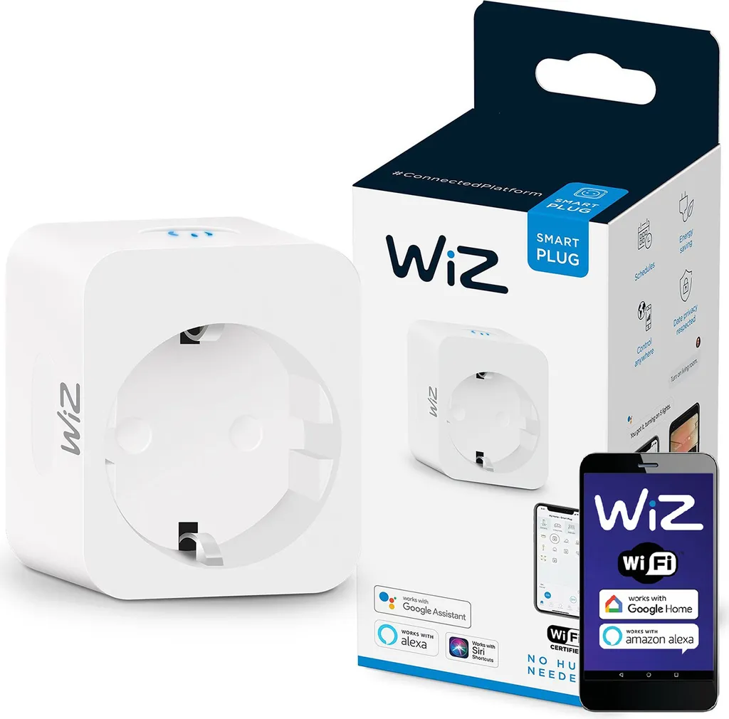 Prise Intelligente Philips WiZ avec Programmation et Commande Vocale - 7