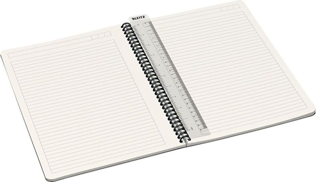 LEITZ Collegeblock "Office", DIN A4, liniert, 90 Blatt, blau