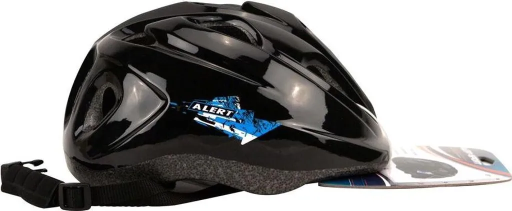 Casque de Roller et Skate Alert Sport Noir Réglable pour Ados et Adultes