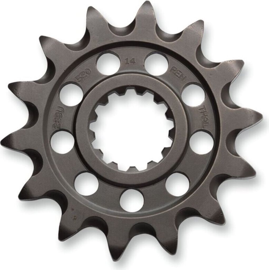 Renthal 289-520 Grooved Kettenblatt Silber 14t Silber 14t