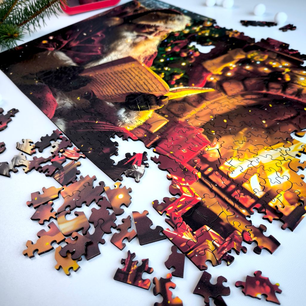 Milliwood Holzpuzzles - Weihnachten - Santa Claus - 500 Produktbild 6