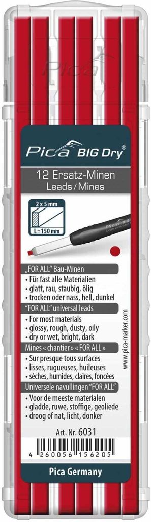Pica 6031 Pica Big Dry For All 6031 Bleistiftminen für Image du produit 