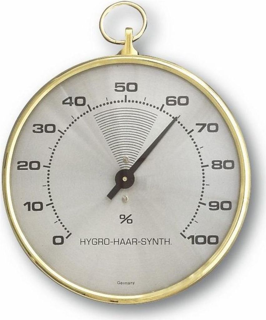 TFA 44.2001 Analoges Hygrometer mit Messingring