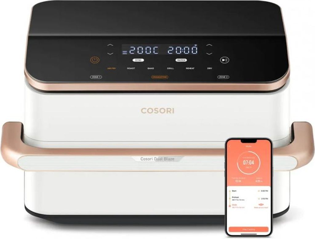 Cosori Heißluftfritteuse Dual Blaze Twinfry CAF-TF101S-WEUR Produktbild 