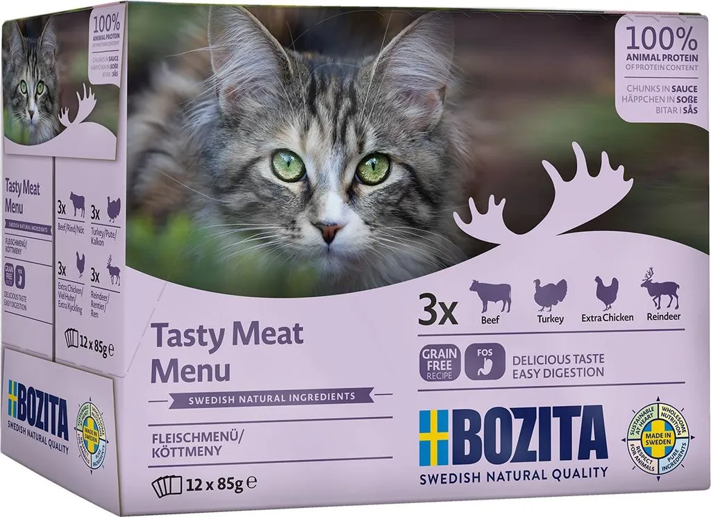 Offerta Bozita Cat 12x85g - Umido in Salsa Senza Cereali
