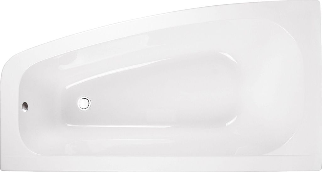 Baignoire d'angle 150x80 gauche avec tablier acrylique, Image du produit 