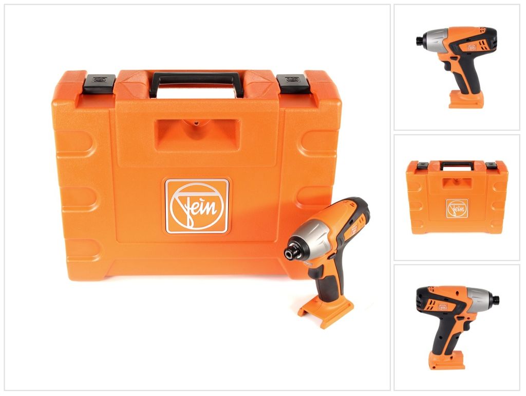 FEIN ASCD 12-100 W4C, Schlagschrauber, Schwarz, Orange, Produktbild 