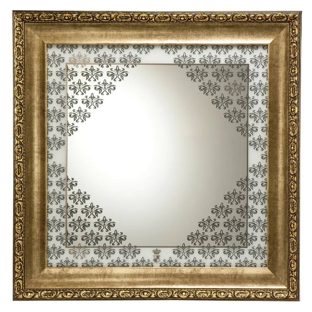 Miroir de Salon Design Floral Goebel - Illuminez votre Espace de Vie