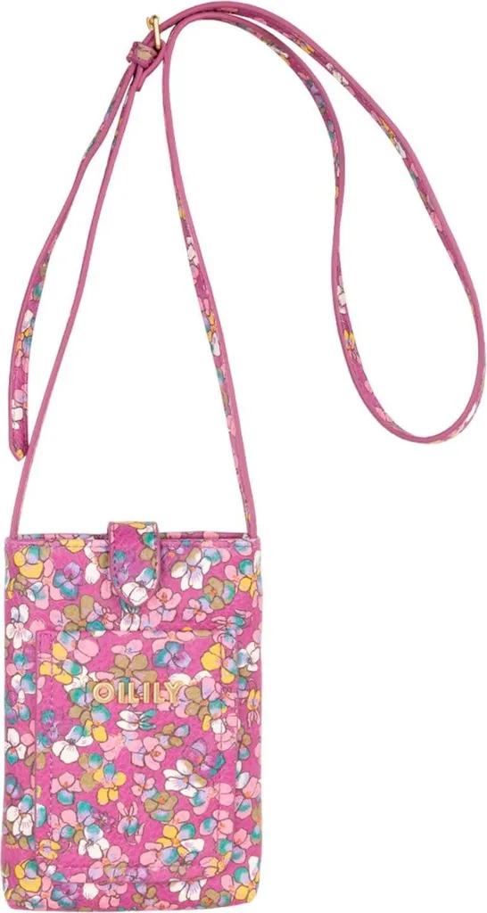 Oilily Mila Mobile Holder Fuchsia Red : sac téléphone portable à épaule