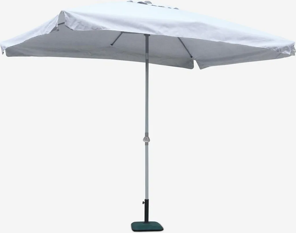 Grand Parasol Rectangulaire 3x2 Eden Aluminium pour Terrasse et Extérieur