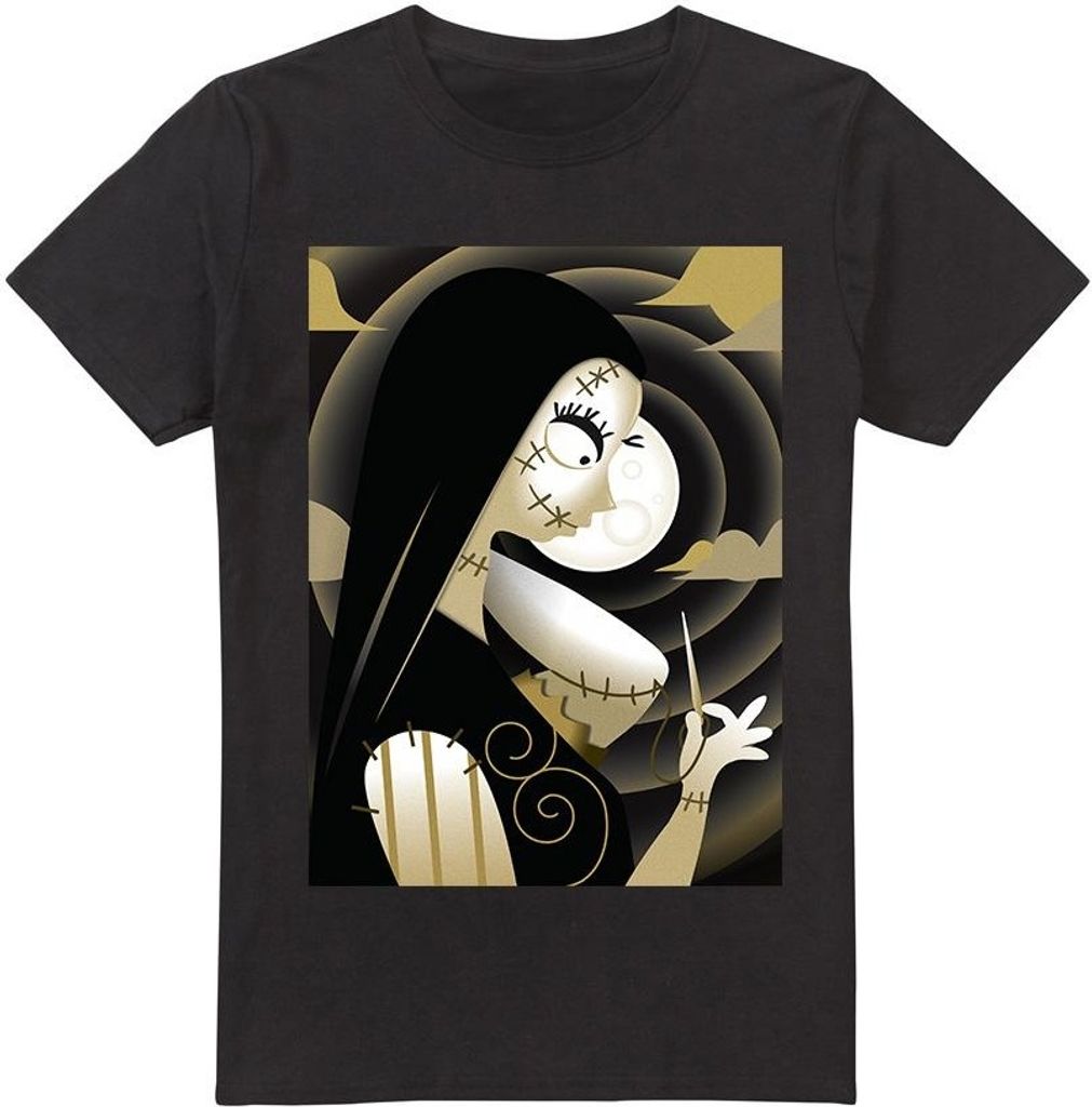 The Nightmare Before Christmas - T-Shirt für Herren TV4179 (M) (Schwarz)