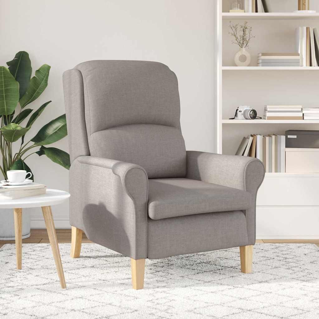 Möbel Fernseh- & Relaxsessel - Taupe - CLORIS Sessel Taupe Stoff,19.7 Kg - 789169