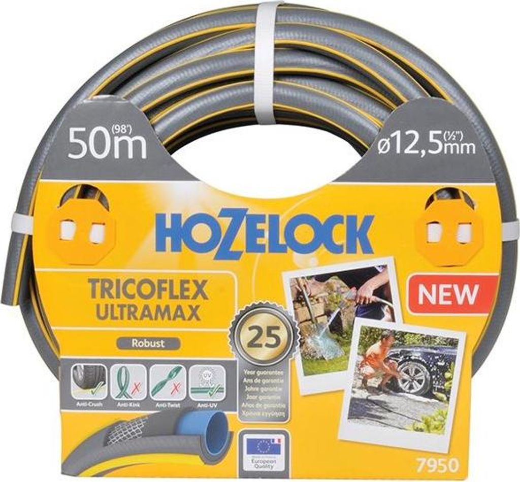 Hozelock Tricoflex Ultramax Schlauch mit Quetschschutz TK12420 (50m) (Multi Colour)