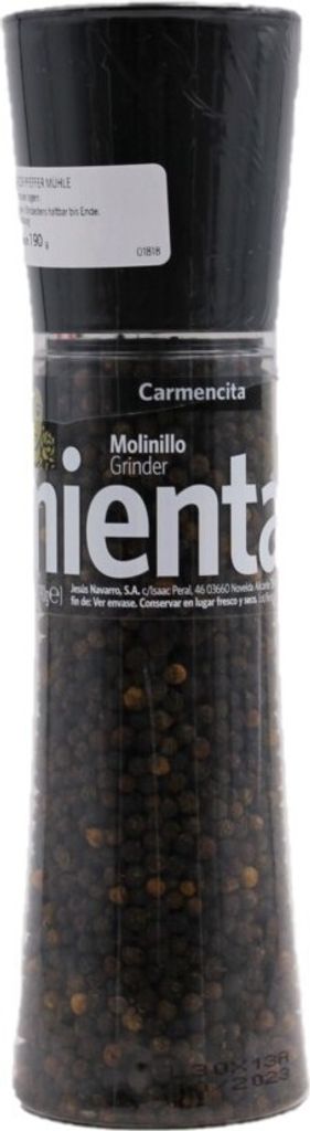 Carmencita Pimienta a mlýnek na pepř s černým pepřem 190g Obrázek produktu 