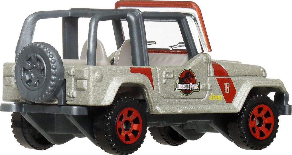 Matchbox Jurassic World Fahrzeug, Modell Zufällig, 1:64, Spielzeugauto für Kinder ab 3 Jahren, Outdoor geeignet