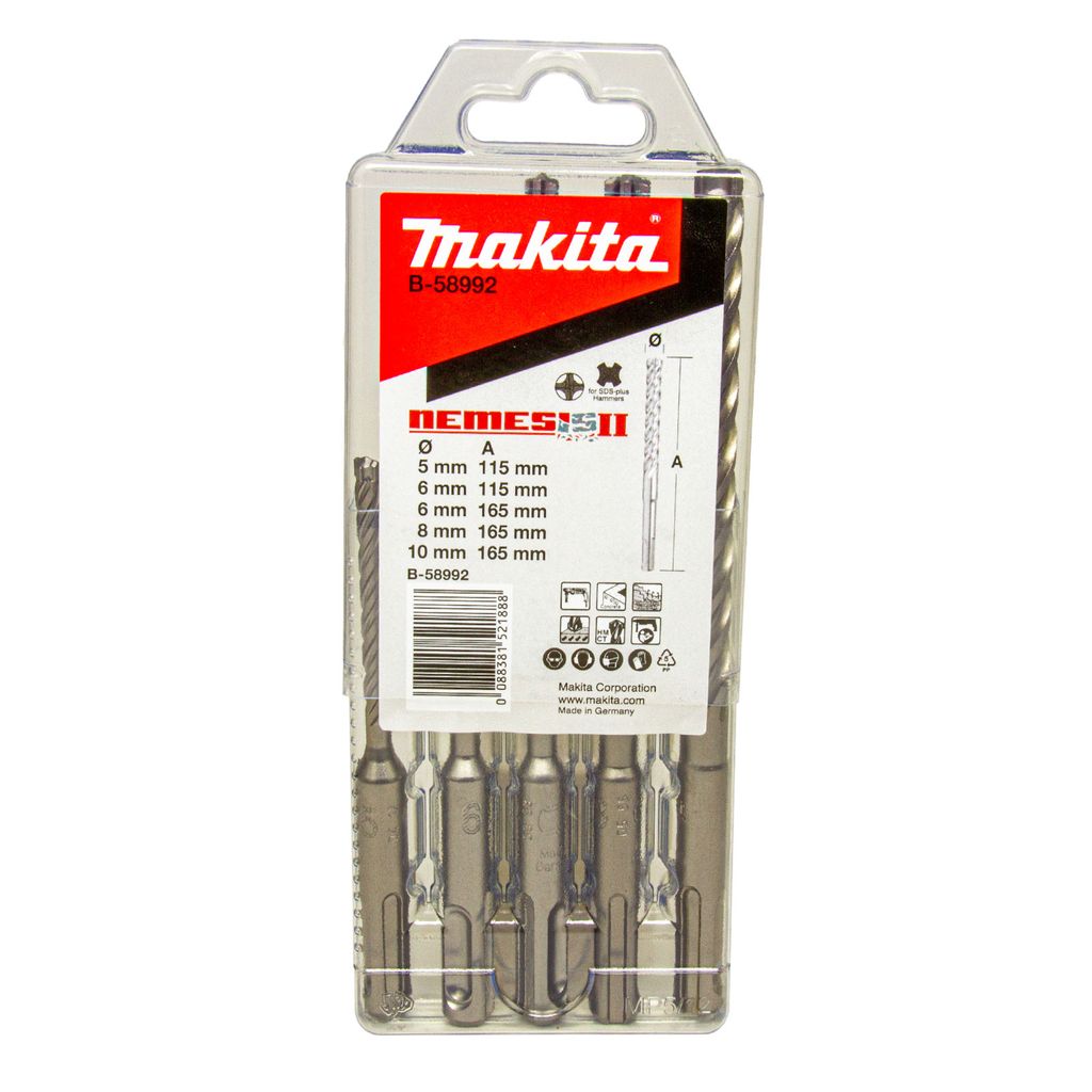 Makita B-58992 NEMESIS2 Bohrerset SDS+ 5tlg Produktbild 19