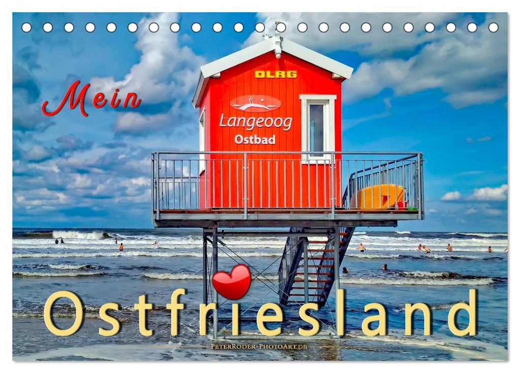 Mein Ostfriesland (Tischkalender 2027 DIN A5 quer), CALVENDO Monatskalender