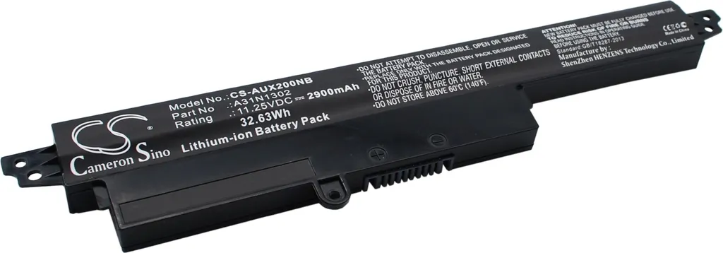 Réparer Autonomie PC Asus VivoBook F200CA F200MA avec Batterie TECHTEK