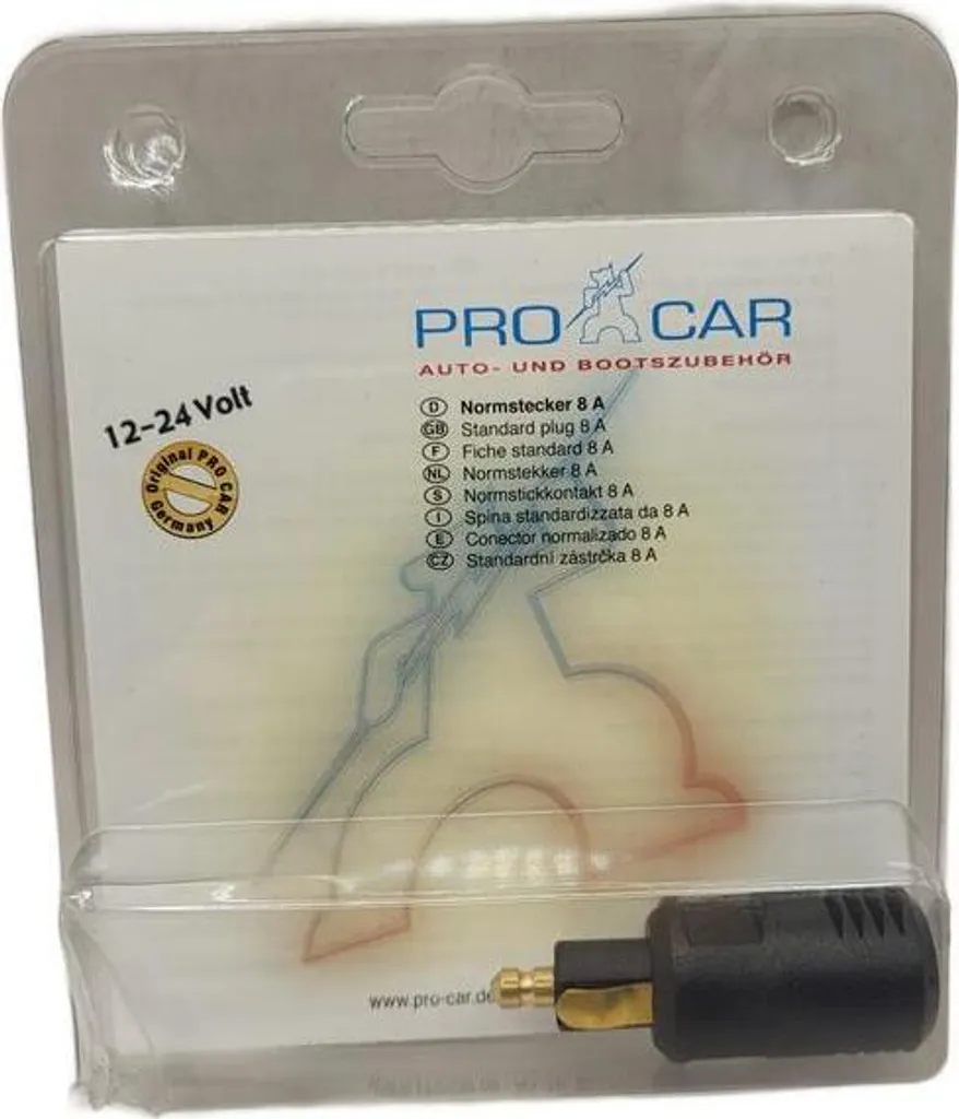 Connecteur 8A avec décharge de traction forcée Pro Car 65014 robuste