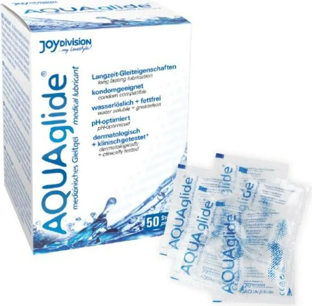 Kit 50x3ml JOYDIVISION AQUAglide Lubrificante Medico per Pelli Sensibili - 4
