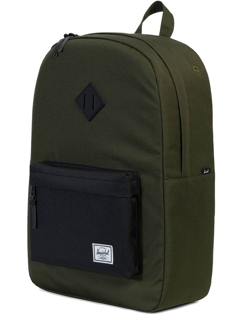 Herschel Rucksack »Heritage« Schulrucksack Grün Schwarz Produktbild 