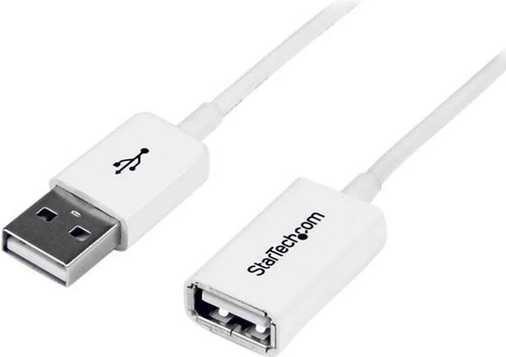 StarTech USBEXTPAA1MW Cavo Prolunga USB 2.0 1m - Bianco High Grade