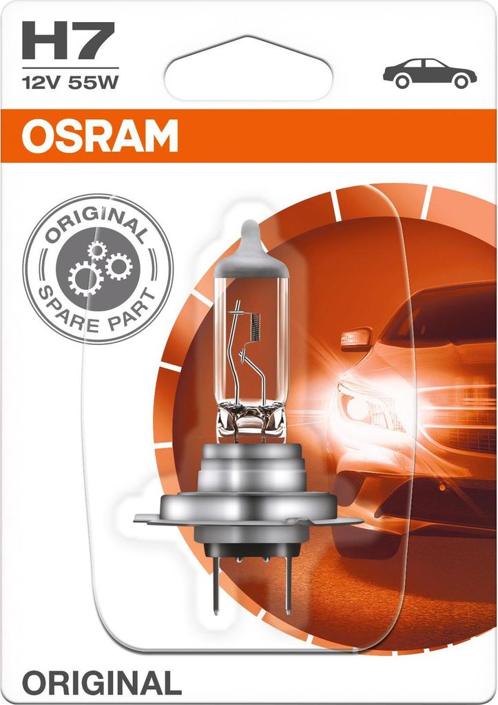 OSRAM ORIGINAL LINE H7 PX26d 12 V/55 W (1er Blister) Immagine del prodotto 