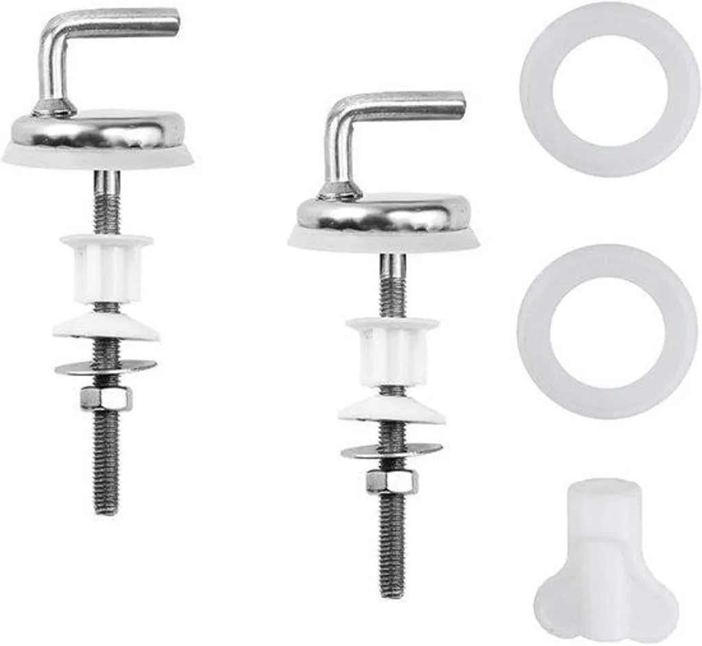 Fixez votre lunette instable avec ce support WC universel inox x2