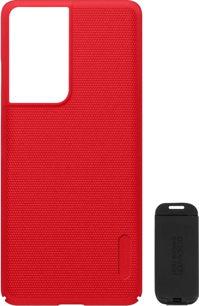 Nillkin Super Frosted Shield - Samsung Galaxy S21 Ultra Gehäuse (Hellrot)