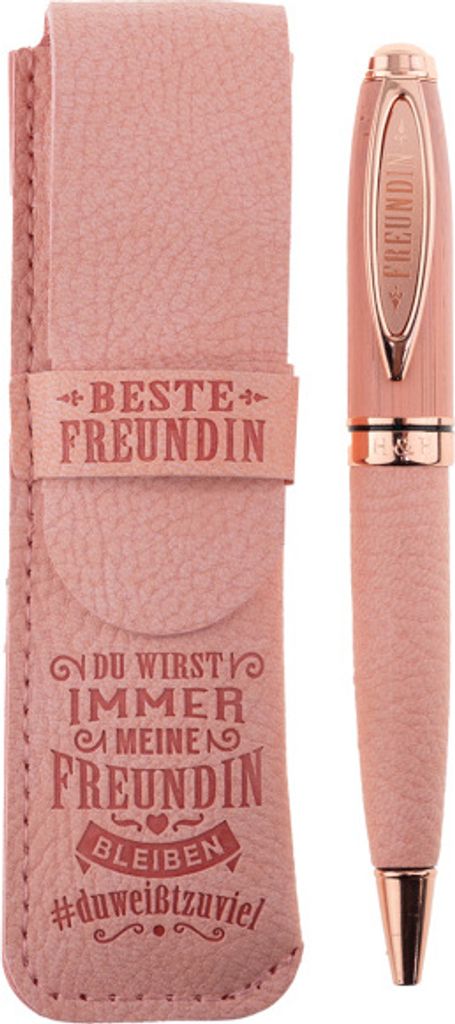History & Heraldry Bamboo Persönlicher und individueller Kuli Kugelschreiber Stift mit Namen und Spruch Personalisiertes Etui Monogramm-Design per...