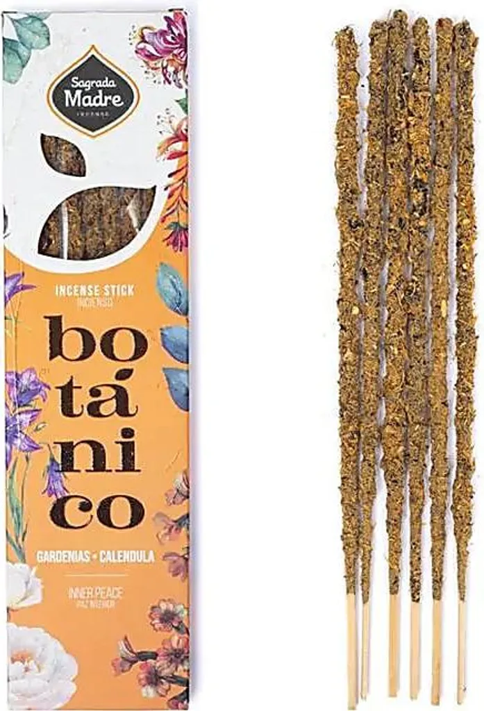 Encens Naturel au Calendula Sagrada Madre - Duo de Bâtonnets de Fleurs