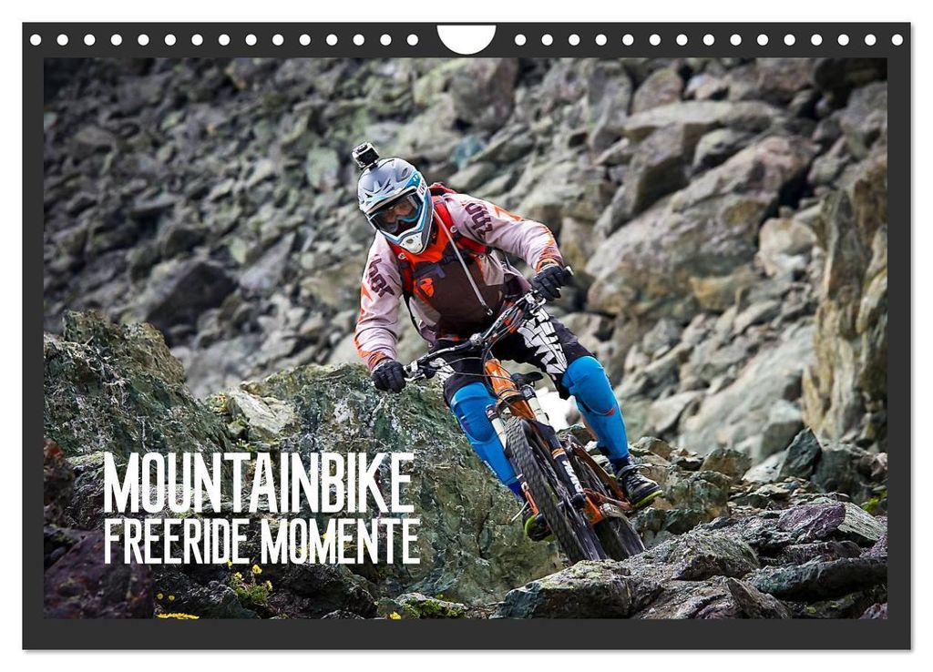 Mountainbike Freeride Momente (Wandkalender 2027 DIN A4 quer), CALVENDO Monatskalender