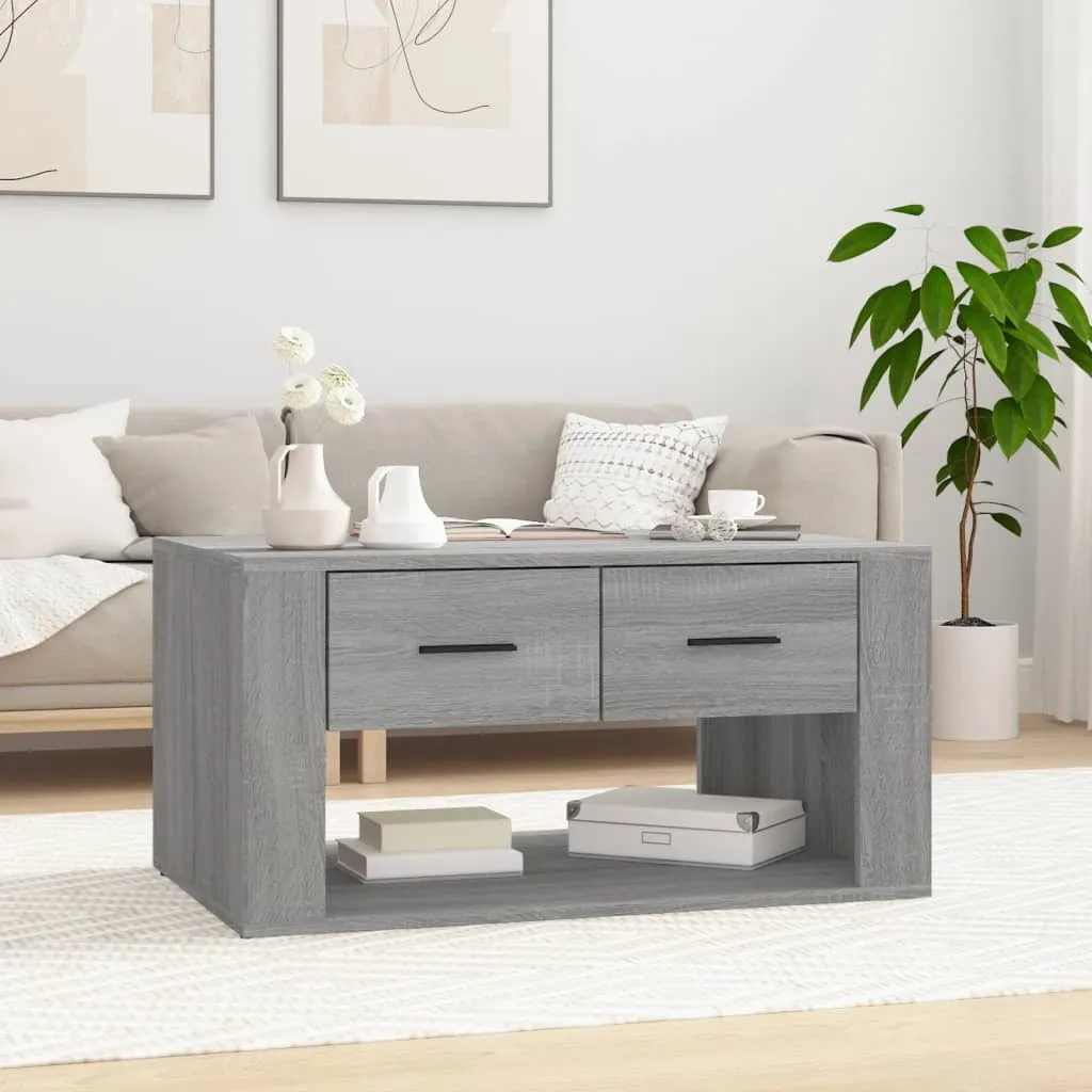Tavolino Salotto Grigio Sonoma 80x50 Maison Exclusive - Pratico e Robusto