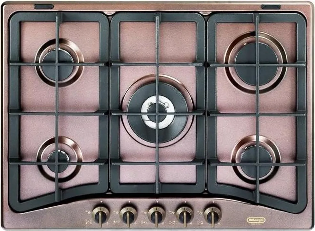 De'Longhi ROF 57 PRO Oat Table de cuisson à gaz 5 feux encastrable