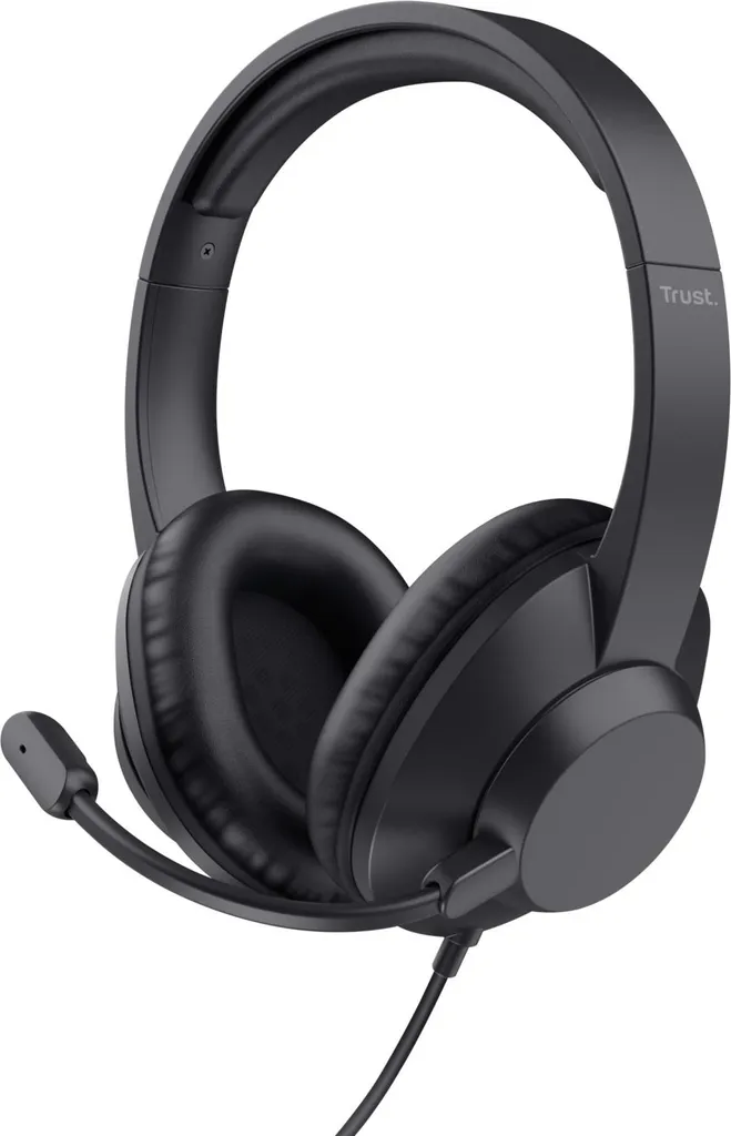 Trust Ayda Max Casque Léger avec Micro Ajustable et Son Stéréo Limpide