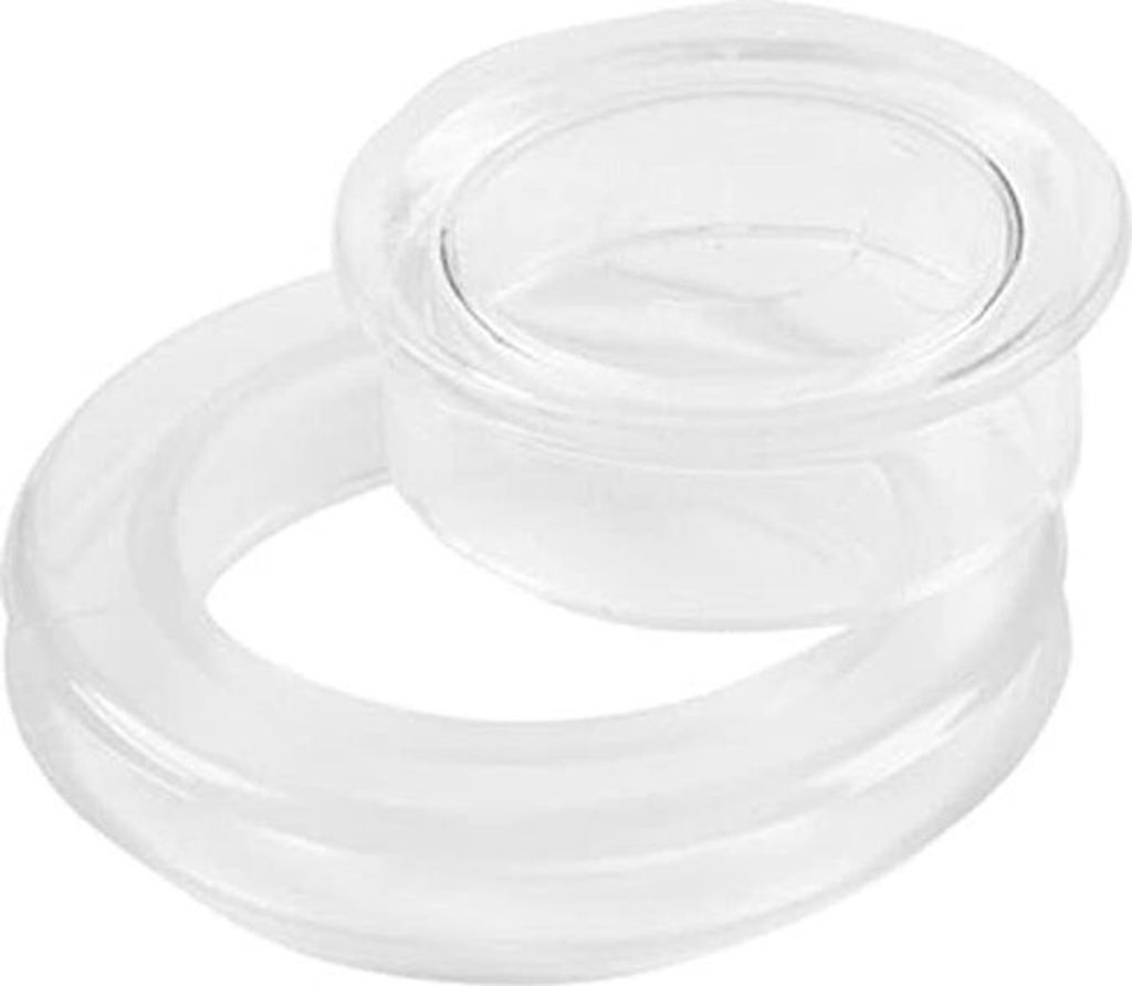 INF Schirmlochring und Kappenset Transparent