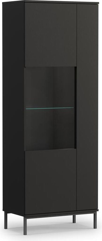 Vitrine Querty mit Glaselemente, 2x Scharniertüren auf Produktbild 