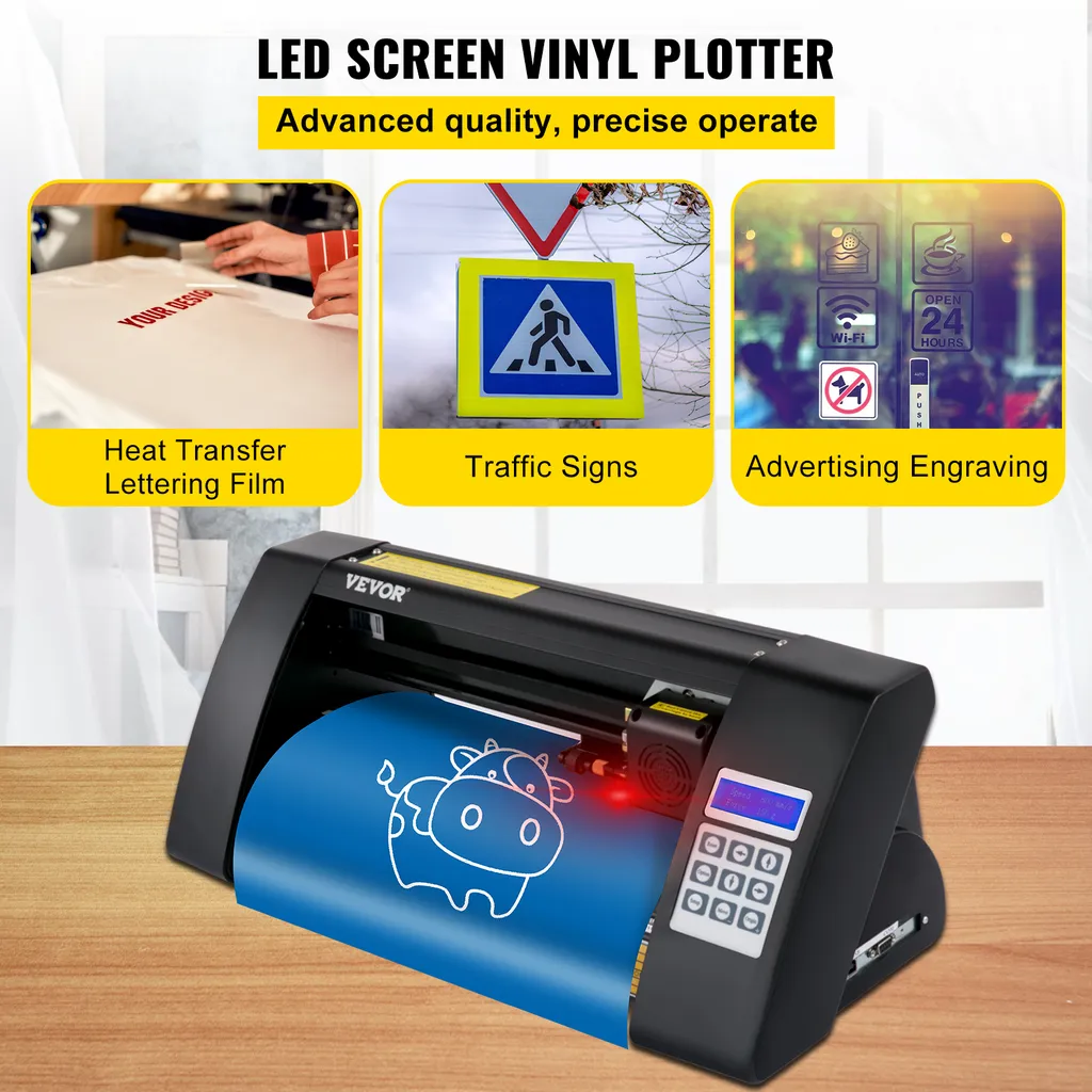 Traceur de découpe vinyle 285mm - Plotter de coupe 375mm XL-380 - 2
