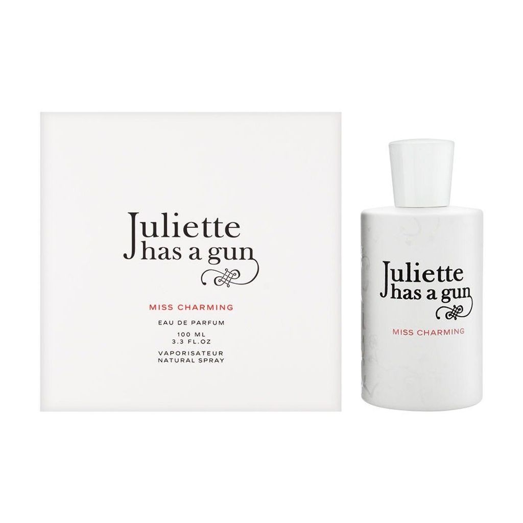 A perfume bottle and its box are displayed side-by-side on a white background.