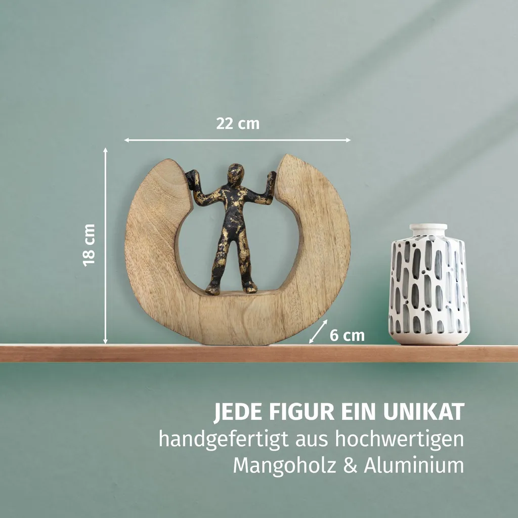 Objet de décoration bureau Médiateur chic pour intérieur moderne 18cm - 2
