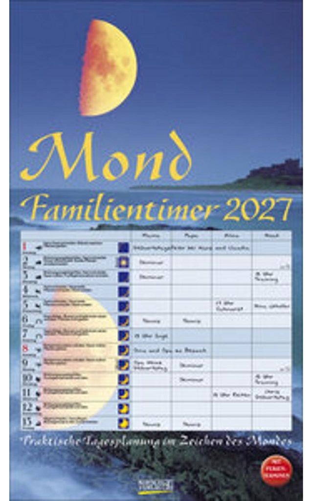 Mond-Familientimer 2027 Produktbild 
