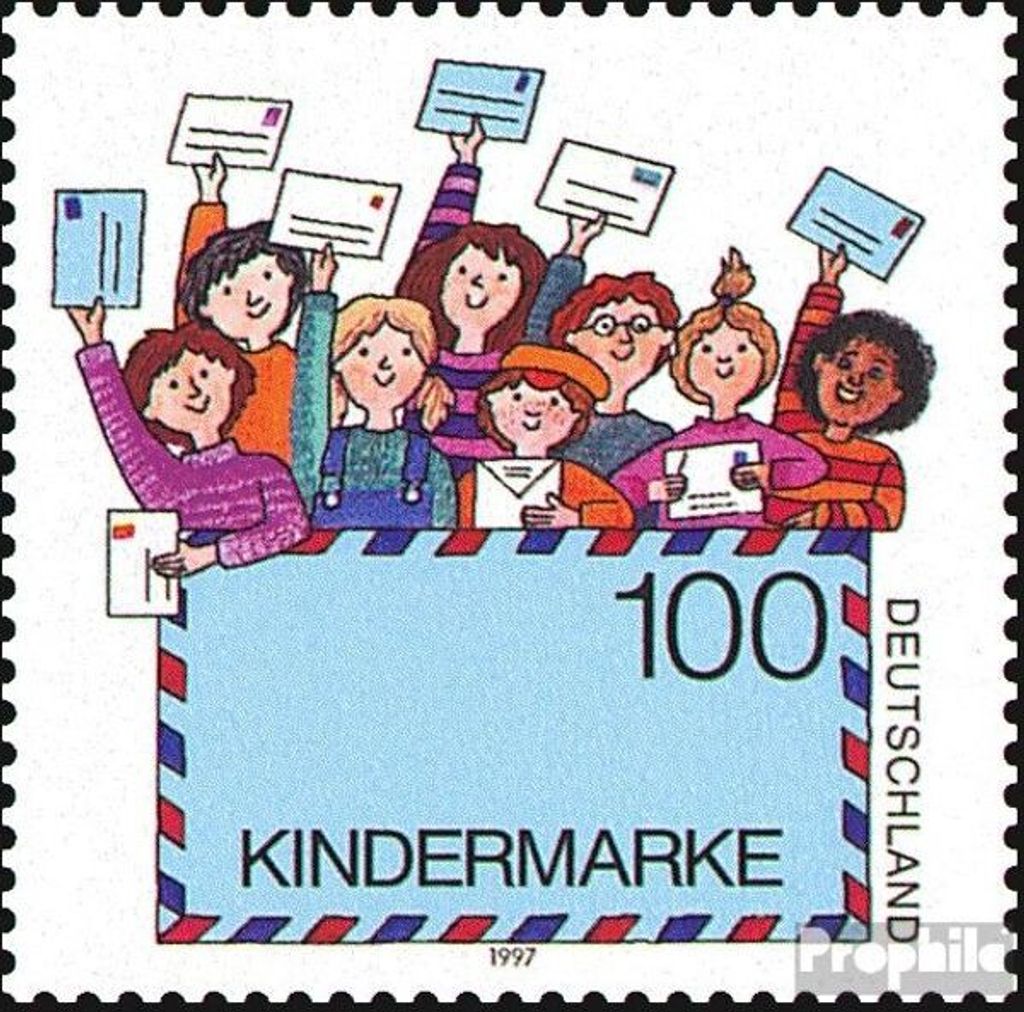 Briefmarken BRD (BR.Deutschland) 1997 Mi 1933 (kompl.Ausg.) postfrisch Für uns Kinder