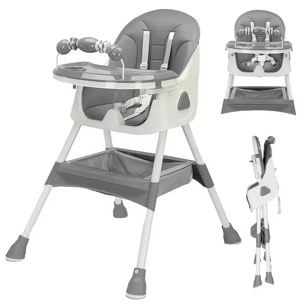 Chaise haute bébé lavable et pliable E500 pour en finir avec le désordre