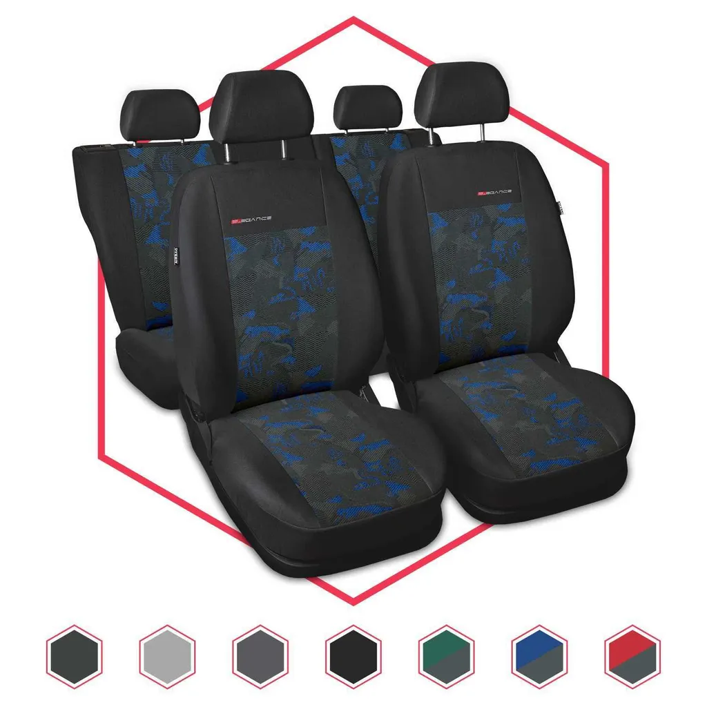 Set Coprisedili Kia Sorento Blu e Nero | Alta Resistenza Universale