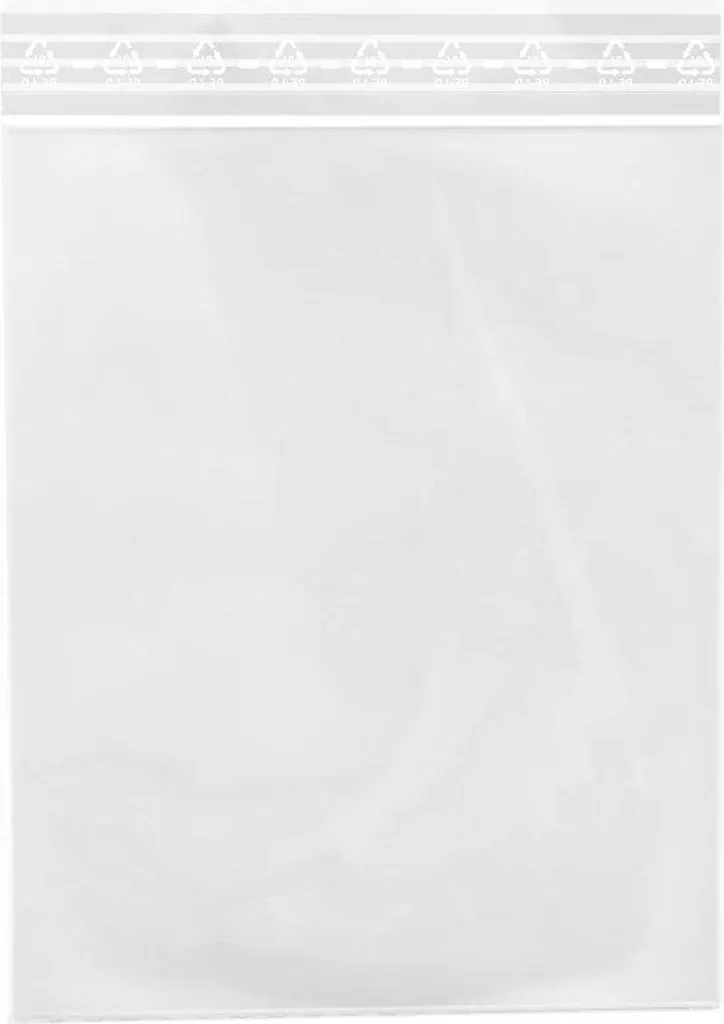 Sachets transparents incassables de 140 ml à fermeture hermétique