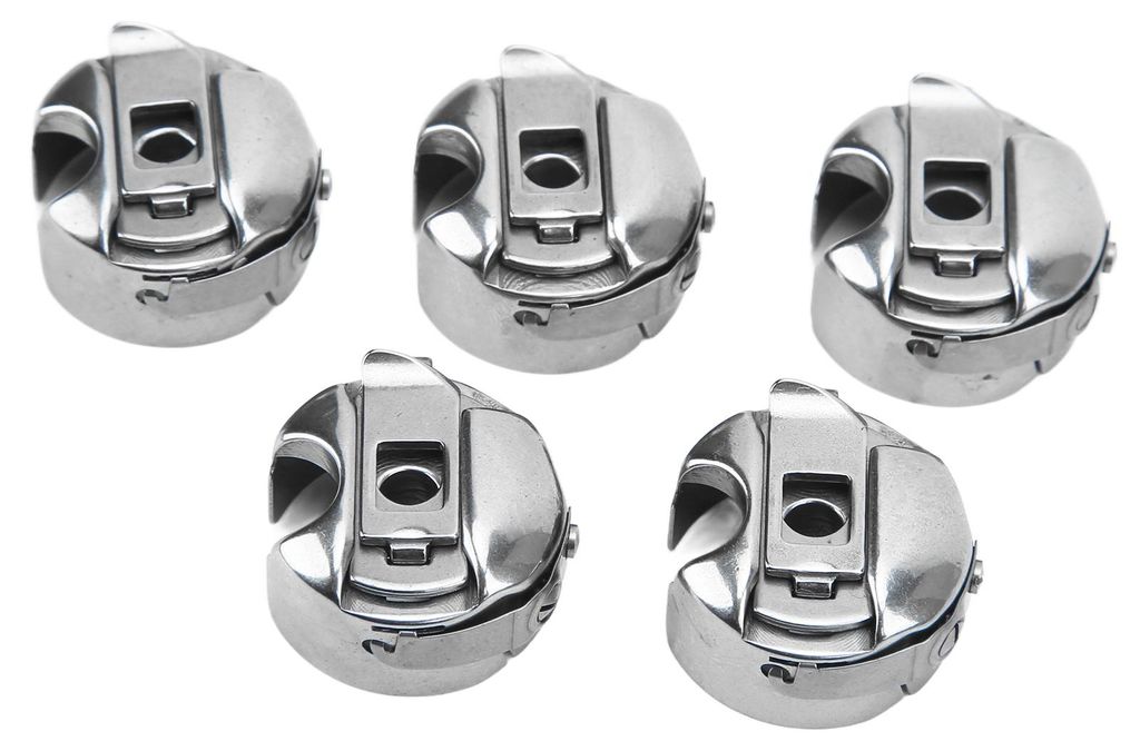 5-teiliges Spulenkapsel-Set aus Edelstahl für elektrische Industrienähmaschinen